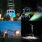 DC 8-32V 36W 3000LM 6500K Waterproof Vehicle Car Boat Marine External Work Lights Emergency Lights 30 Degrees Adjustable Spot Light LED Car Bulbs with 12 Intense CREE LED Lights, Spot Light+36W
