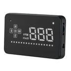 A2 HUD 3.5 inch HD GPS Car Head Up Display, Speed & Over Speed Alarm, Compass, Freely Switch Between Kilometers and Miles, A2