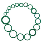 270 PCS Car Auto Vehicle 18 Sizes Assortment Kit Air Conditioning HNBR Seal O-Ring Set, 270 PCS Green, 270 PCS Purple