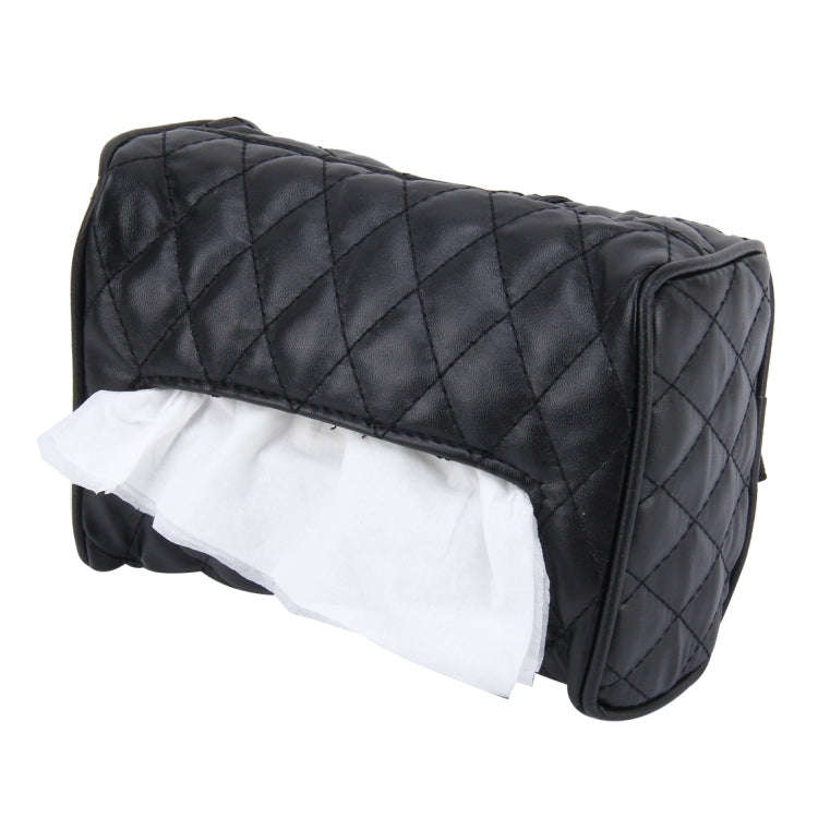 Car Auto Leather Sun Visor Backseat Hanger Tissue Box Paper Napkin Bag (Not Include Napkin), Not Include Napkin Black, Not Include Napkin Pink, Not Include Napkin Magental, Not Include Napkin White