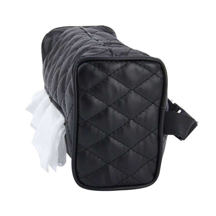 Car Auto Leather Sun Visor Backseat Hanger Tissue Box Paper Napkin Bag (Not Include Napkin), Not Include Napkin Black, Not Include Napkin Pink, Not Include Napkin Magental, Not Include Napkin White