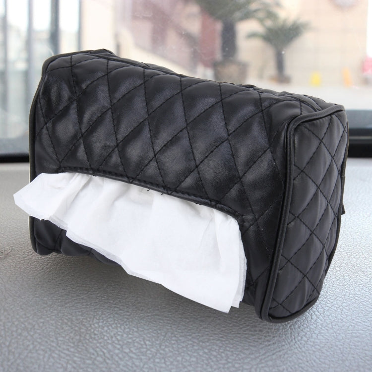 Car Auto Leather Sun Visor Backseat Hanger Tissue Box Paper Napkin Bag (Not Include Napkin), Not Include Napkin Black, Not Include Napkin Pink, Not Include Napkin Magental, Not Include Napkin White