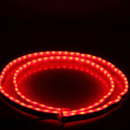 1.2m Car Auto Waterproof Universal Four Color Rear Flowing Light Tail Box Lights with Tail Light Controller, Ice Blue Light Driving Light, White Light Reversing Light, Red Light Brake Light, Yellow Light Turn Signal Light, LED Lamp Strip Tail Decoratio...