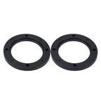 2 PCS 4 inch Car Auto ABS Loudspeaker Base Protection Hollow Cover Holder Mat, Inner Diameter: 10cm, 10cm