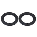 2 PCS 5 inch Car Auto ABS Loudspeaker Base Protection Hollow Cover Holder Mat, Inner Diameter: 12.5cm, 12.5cm