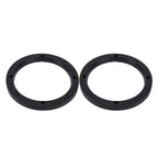 2 PCS 6.5 inch Car Auto ABS Loudspeaker Base Protection Hollow Cover Holder Mat, Inner Diameter: 14.5cm, 14.5cm