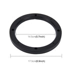 2 PCS 6.5 inch Car Auto ABS Loudspeaker Base Protection Hollow Cover Holder Mat, Inner Diameter: 14.5cm, 14.5cm