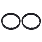 2 PCS 6.5 inch Car Auto ABS  Loudspeaker Base Protection Solid Cover Holder Mat, Inner Diameter: 14.5cm, Universal 6.5 inch