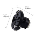 10 PCS 0.5W T4.2 Wedge Instrument Panel LED Light Dashboard Gauge Cluster Indicator Lamp Bulb, 0.5W T4.2