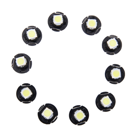 10 PCS 0.5W T4.7 Wedge Instrument Panel LED Light Dashboard Gauge Cluster Indicator Lamp Bulb, 0.5W T4.7
