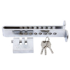 Car Auto Stainless Steel  Anti-theft Clutch Lock Car Brake Safety Lock Tool Accelerator Pedal Lock with Keys Suitable for Clutch Height Under 19.5cm, Clutch Height Under 19.5cm