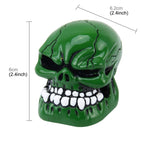 Universal Skull Head Shape ABS Manual or Automatic Gear Shift Knob  with Three Rubber Covers Fit for All Car, Skull Head Shape 1, Skull Head Shape 2, Skull Head Shape 3