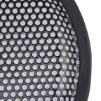 8 inch Car Auto Metal Mesh Black Round Hole Subwoofer Loudspeaker Protective Cover Mask Kit with Fixed Holder, 8 Inch