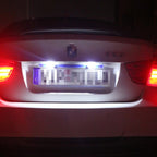 2 PCS License Plate Light with 24 SMD-3528 Lamps for Opel, For Opel
