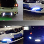 2 PCS 2W Car Auto Eagle Eyes Fog Light Turn Light with 12 SMD-4014 LED Lamps, DC 12V Cable Length: 55cm, SMD-4014, Eagle Eye Light  12V/2W
