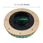 HKS 76mm Round Mushroom Super Power Car Cleaner Air Filter Flow Admission 3-layer Dry Filter Super Stealth Frame High Performance Air Induction Air Flow Filter, 10cm