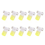 10 PCS 2W T3 Wedge Instrument Panel LED Light Dashboard Gauge Cluster Indicator Lamp Bulb, 2W T3, T3
