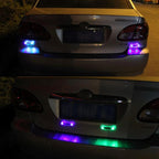 Car Styling Solar Warning Flash LED Anti-collision Decorative Light, Decorative Light
