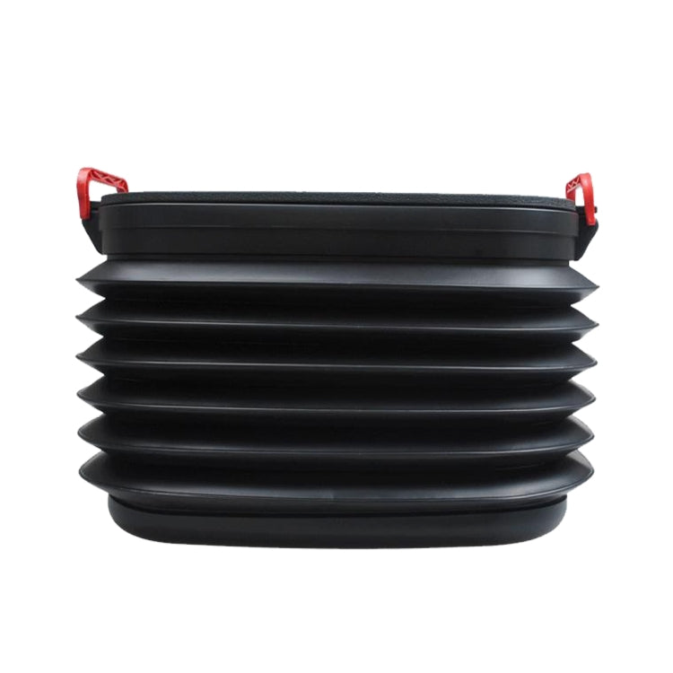 37L Car Collapsible Plastic Organizer Bin with Lid for Camping and Outdoor, Car Collapsible Organizer Bin