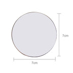 Skull Pattern Circular Shape Shining Metal Car Free Sticker, Skull 4, Circular Skull