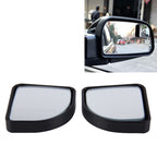 3R-015 2 PCS Car Blind Spot Rear View Wide Angle Mirror, Diameter: 5cm, 3R-015 (Black)