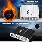 Car 2.1CH HIFI Subwoofer Amplifier Audio, Support MP3