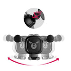 Big Eyes Pattern Gravity Cartoon Air Vent Car Mount Phone Holder, Big Eyes(Black), Big Eyes(Silver)