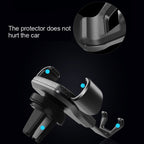 Litchi Texture Gravity Car Mount Phone Holder, Litchi Texture(Black), Litchi Texture(White)