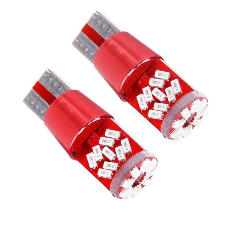 2 PCS T10 5W 27 SMD-3014 LEDs Car Clearance Light Lamp, DC 12V, 27 SMD-3014 LEDs, T10+5W Blue Light