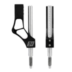 Car Modification Heightening Gear Shifter Extension Rod Adjustable Height Adjuster Lever Shift Lever with Adapters for Honda