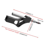 Car Modification Heightening Gear Shifter Extension Rod Adjustable Height Adjuster Lever Shift Lever with Adapters for Honda