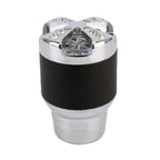 Universal Car Diamond Gear Shift Knob Modified Car Gear Shift Knob Auto Transmission Shift Lever Knob Gear Knobs, Shift Lever Knob Gear Knobs(Silver)
