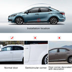 Universal Car Body Silicone Anti-collision Sticker Door corner Protector, Black, Blue, Red, White