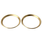 2 PCS Car Logo Decorative Circle Steering Wheel Decoration Ring Sticker Logo Car Styling Modification Car Front Logo Ring Decoration Rear Cover Trim Hood Emblem Rings for BMW 5 Series, For BMW 5 Series