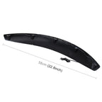 2 PCS 58cm Car Stickers Rubber Large Round Arc Strips Universal Fender Flares Wheel Eyebrow Decal Sticker Eyebrow Car-covers Black Striped Round Arc Strips, 58cm