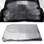Car Hood Engine Noise Insulation Cotton Heat Waterproof Self Adhesive Car Heat Sound Insulation Cotton, Size: 1m x 1.4m x 5mm, Size: 1m x 1.4m x 5mm