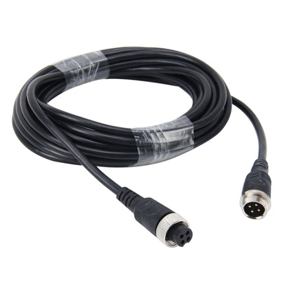10m M12 4P Aviation Connector Video Audio Extend Cable for CCTV Camera DVR, 10m