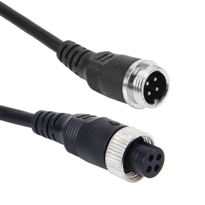 10m M12 4P Aviation Connector Video Audio Extend Cable for CCTV Camera DVR, 10m