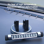 Multi-function Car Instrument Panel Mobile Phone Holder Temporary Parking Card