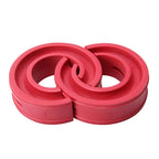 2 PCS Car Auto D Type Shock Absorber Spring Bumper Power Cushion Buffer, Spring Spacing: 22mm, Colloid Height: 43mm(Red), D  Type(Spring Spacing: 22mm, Height: 43mm)