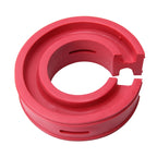 2 PCS Car Auto E Type Shock Absorber Spring Bumper Power Cushion Buffer, Spring Spacing: 17mm, Colloid Height: 38mm(Red), E  Type(Spring Spacing: 17mm, Height: 38mm)