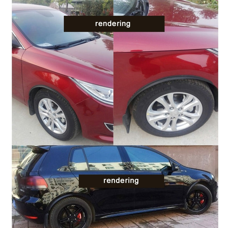 2 PCS 54cm Car Stickers Rubber Large Round Arc Strips Universal Fender Flares Wheel Eyebrow Decal Sticker Eyebrow Car-covers Black Striped Round Arc Strips, 54cm, 75 x 2cm, 45 x 2cm
