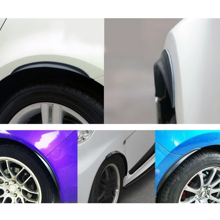 2 PCS 54cm Car Stickers Rubber Large Round Arc Strips Universal Fender Flares Wheel Eyebrow Decal Sticker Eyebrow Car-covers Black Striped Round Arc Strips, 54cm, 75 x 2cm, 45 x 2cm