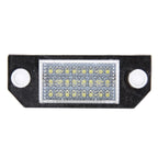 2 PCS License Plate Light with 24  SMD-3528 Lamps for Ford Focus,2W 120LM,6000K, DC12V(White Light), For Ford Focus