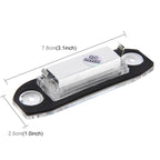 2 PCS License Plate Light with 3  SMD-5050 Lamps for Volvo,2W 120LM,6000K, DC12V(White Light), For Volvo