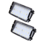 2 PCS LED License Plate Light with 18  SMD-3528 Lamps for Seat,2W 120LM,6000K, DC12V(White Light), For Seat