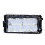 2 PCS LED License Plate Light with 18  SMD-3528 Lamps for Seat,2W 120LM,6000K, DC12V(White Light), For Seat