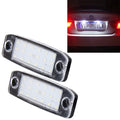 2 PCS LED License Plate Light with 18  SMD-3528 Lamps for Hyundai Sonata,2W 120LM,6000K, DC12V(White Light), For Hyundai Sonata