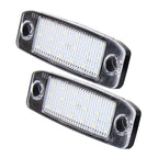2 PCS LED License Plate Light with 18  SMD-3528 Lamps for Hyundai Sonata,2W 120LM,6000K, DC12V(White Light), For Hyundai Sonata
