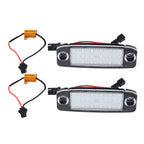 2 PCS LED License Plate Light with 18  SMD-3528 Lamps for Hyundai Sonata,2W 120LM,6000K, DC12V(White Light), For Hyundai Sonata